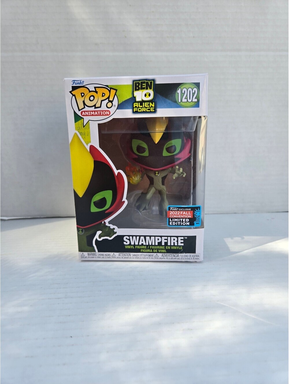 Funko Pop! Ben 10 Alien Force Swampfire #1202 Limited Edition